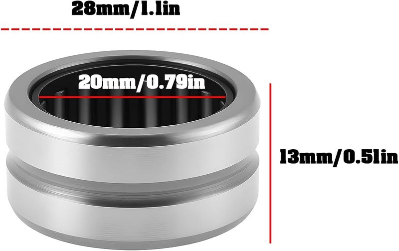 Briny River 2PCS Needle Bearing RNA4902 20x28x13 mm for Industrial Equipment Automotive Gearboxes for Power Tools - Image 4